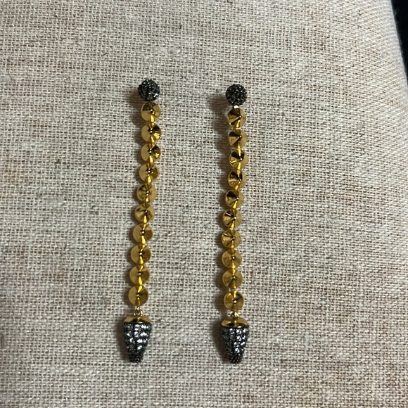 Stella & Dot convertible earring drops / hoops - Picture 3 of 3